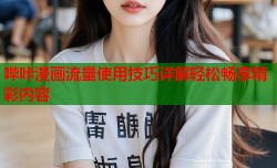 哔咔漫画流量使用技巧详解轻松畅享精彩内容